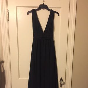 Lulu's Black Maxi Dress